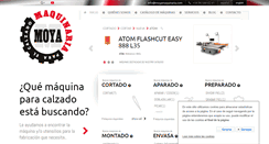 Desktop Screenshot of moyamaquinaria.com